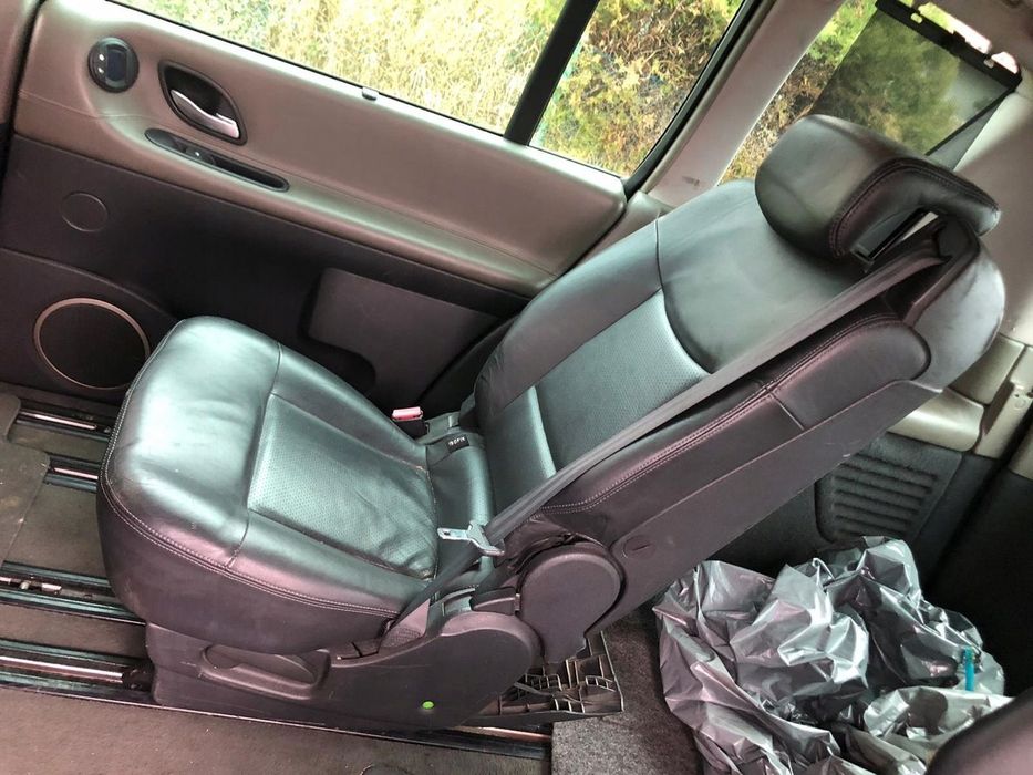 RENAULT ESPACE IV 4 KAMPER fotel pasażera 2 i 3 rząd SKÓRY
