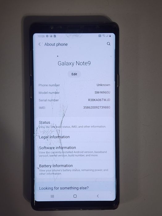 Samsung Note 9 Snapdragon Плата + Камери + Батарея