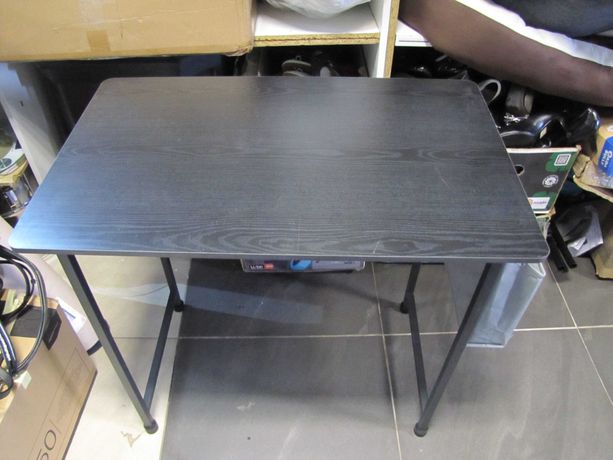 Biurko komputerowe do nauki stalowa rama stolik na laptopa z torbą