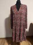 Sukienka ciążowa Maternity LC Waikiki czarna czerwone kwiatki 40/42