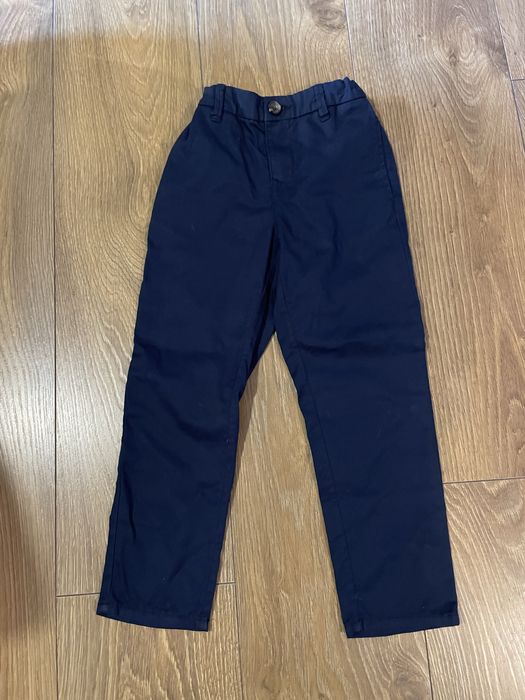 Bawełniane ekeganckie spodnie H&M 116