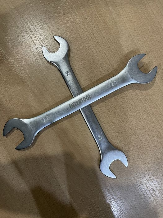 Ключі гайкові ріжкові INTERTOOL 18х19, 20х22