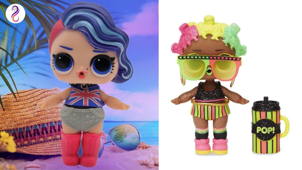 Кукла лялька Lol surprise lights glitter, world travel