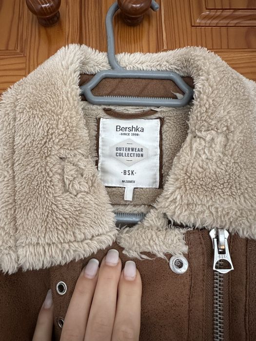 Casaco Castanho Bershka