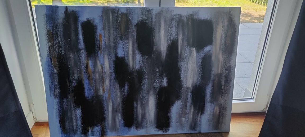 Obraz abstrakcja olej na płótnie 100x70 cm 70x100 cm malowany ręcznie