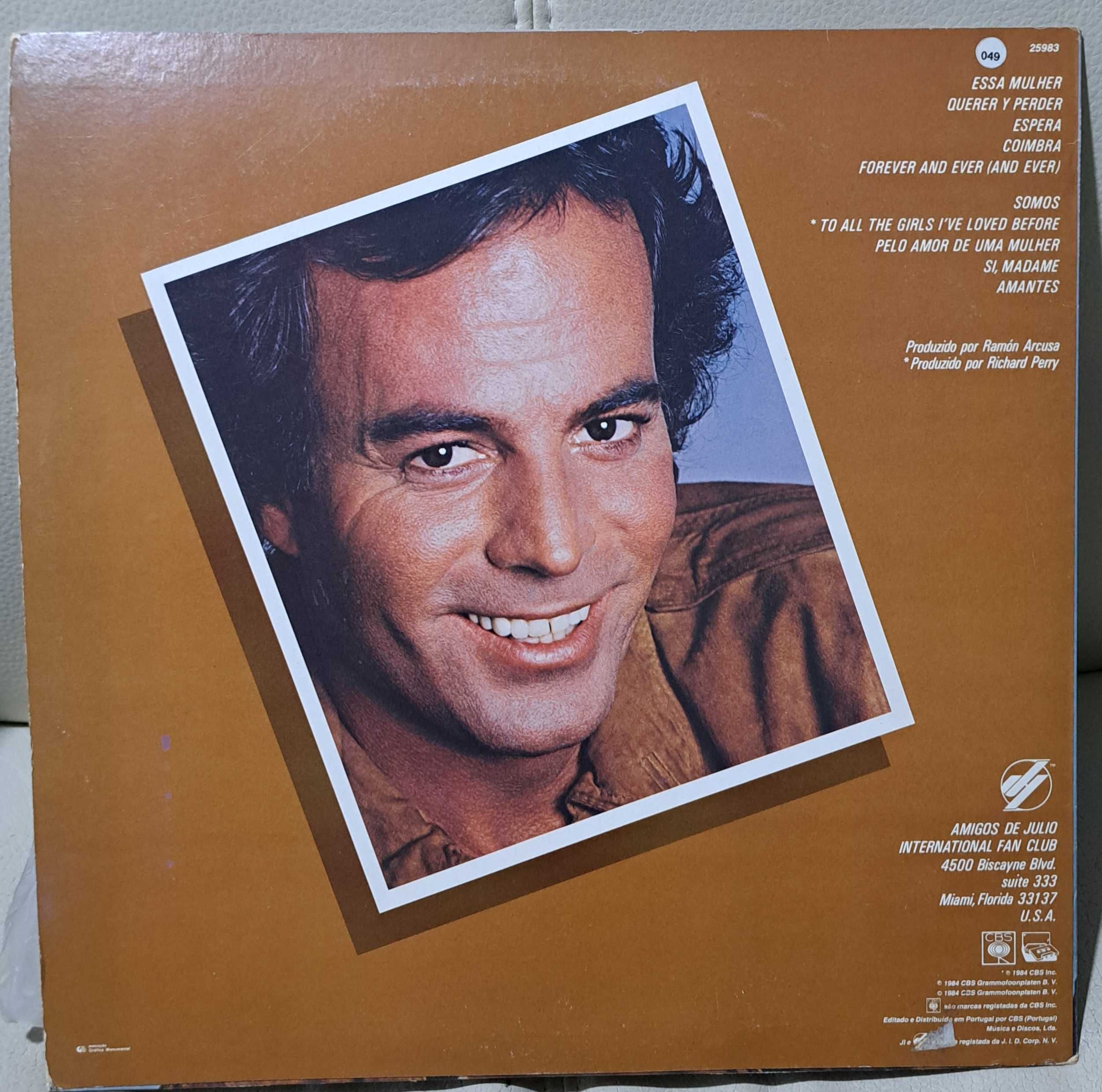 Disco vinil de Julio Iglesias