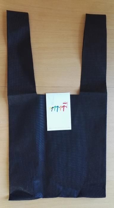 Torby materiałowe, reklamowe - mocne - szare - możliwa wysyłka