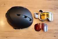 Kask narciarski Wedze PST 500 i google narciarskie Wedze G 100