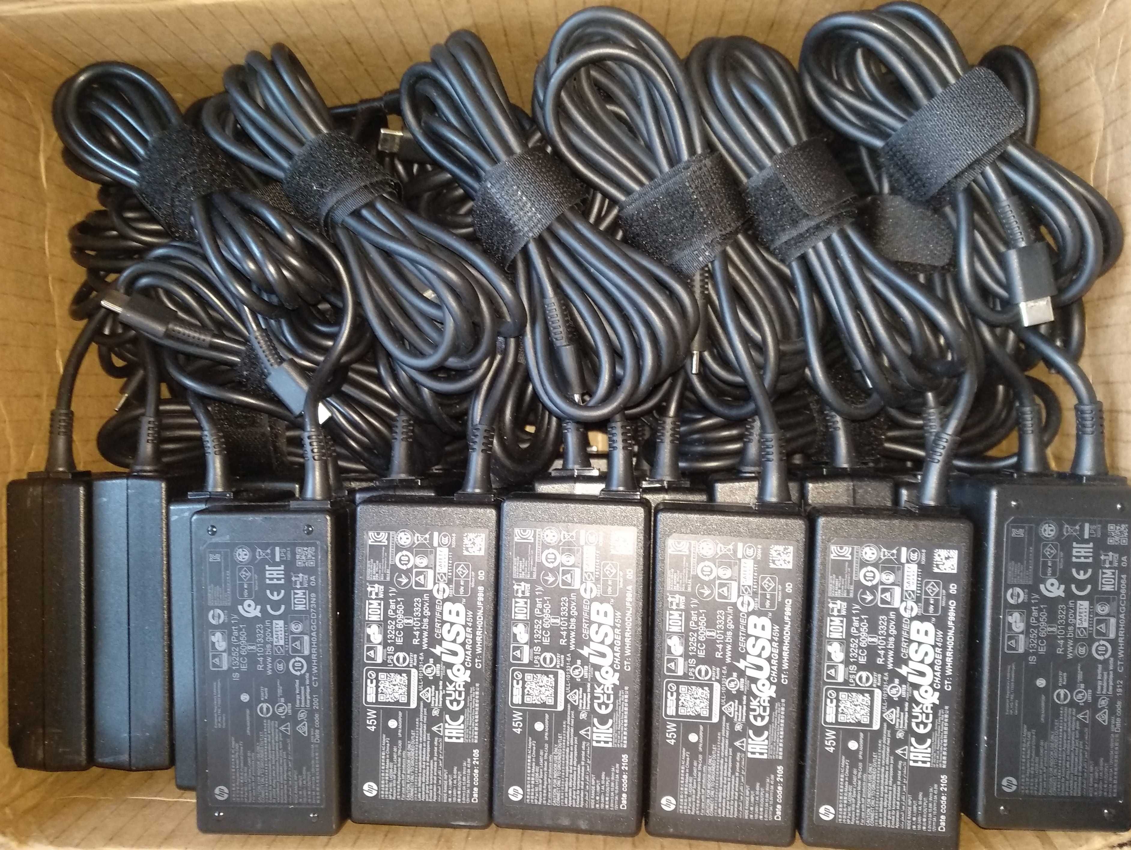 HP USB-C 45W Power Adapter з PD + Кабель 220V - Оригінал за 399 грн!