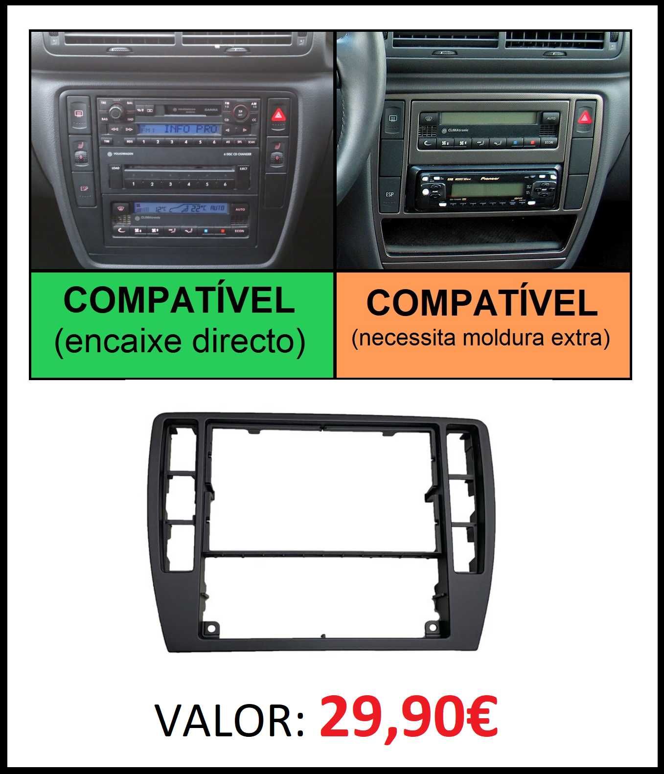 Rádio 2DIN • VW • Golf Passat Bora Polo Sharan Jetta T4 • Android GPS