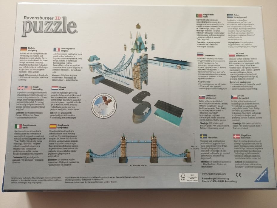 Puzzle Ravensburguer Tower Bridge London