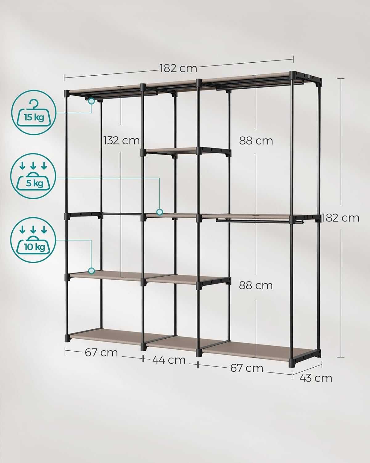 Nowa szafa / szafka / regał / półka / organizer / SONGMICS !A524!