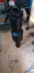 Komin  spalinowy Jeremias TWIN 36B rura 930 mm 60/100 z pionowym zakoń