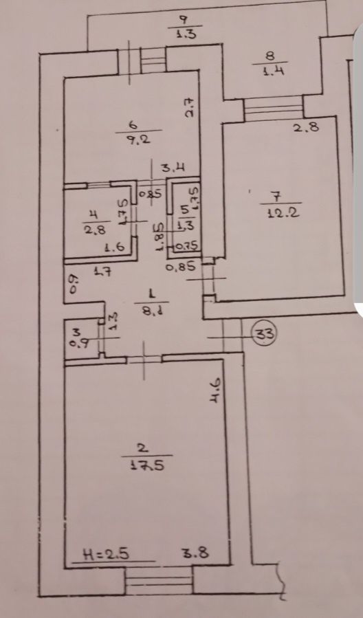 Продається 2 кімн.квартира