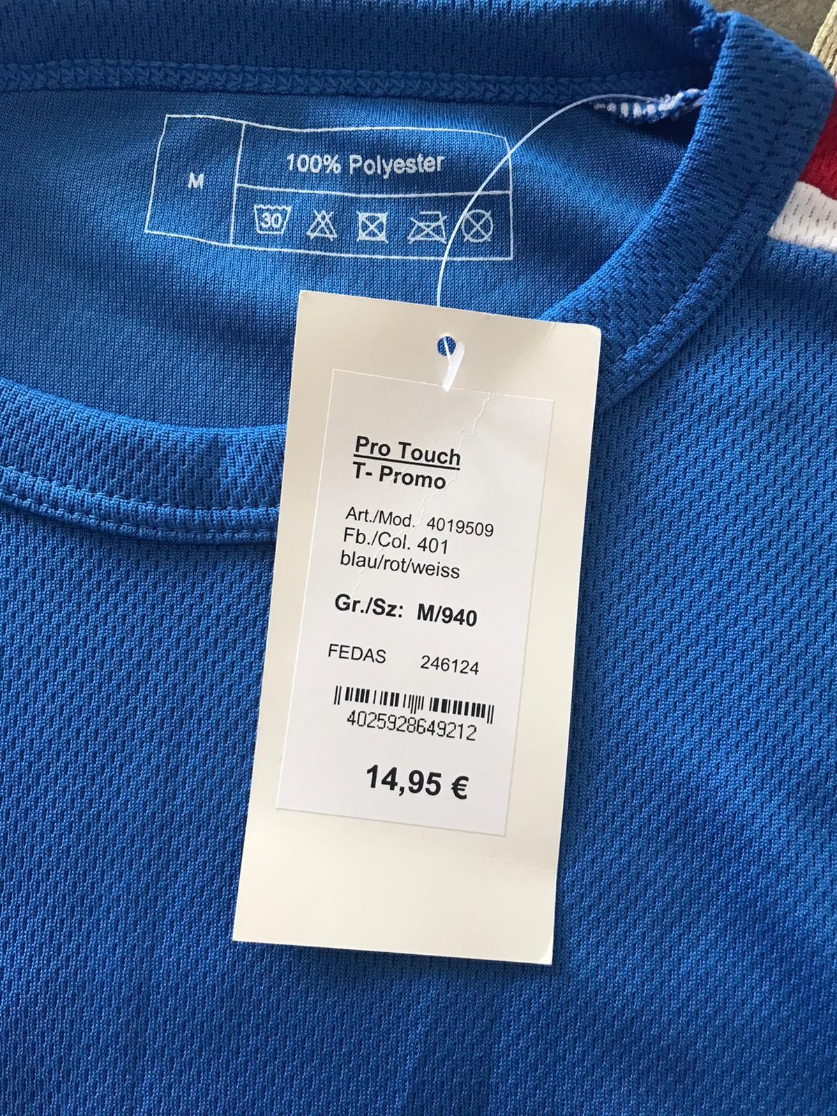 T-shirt 100% poliester Intersport na siłownię, jogę, crossfit