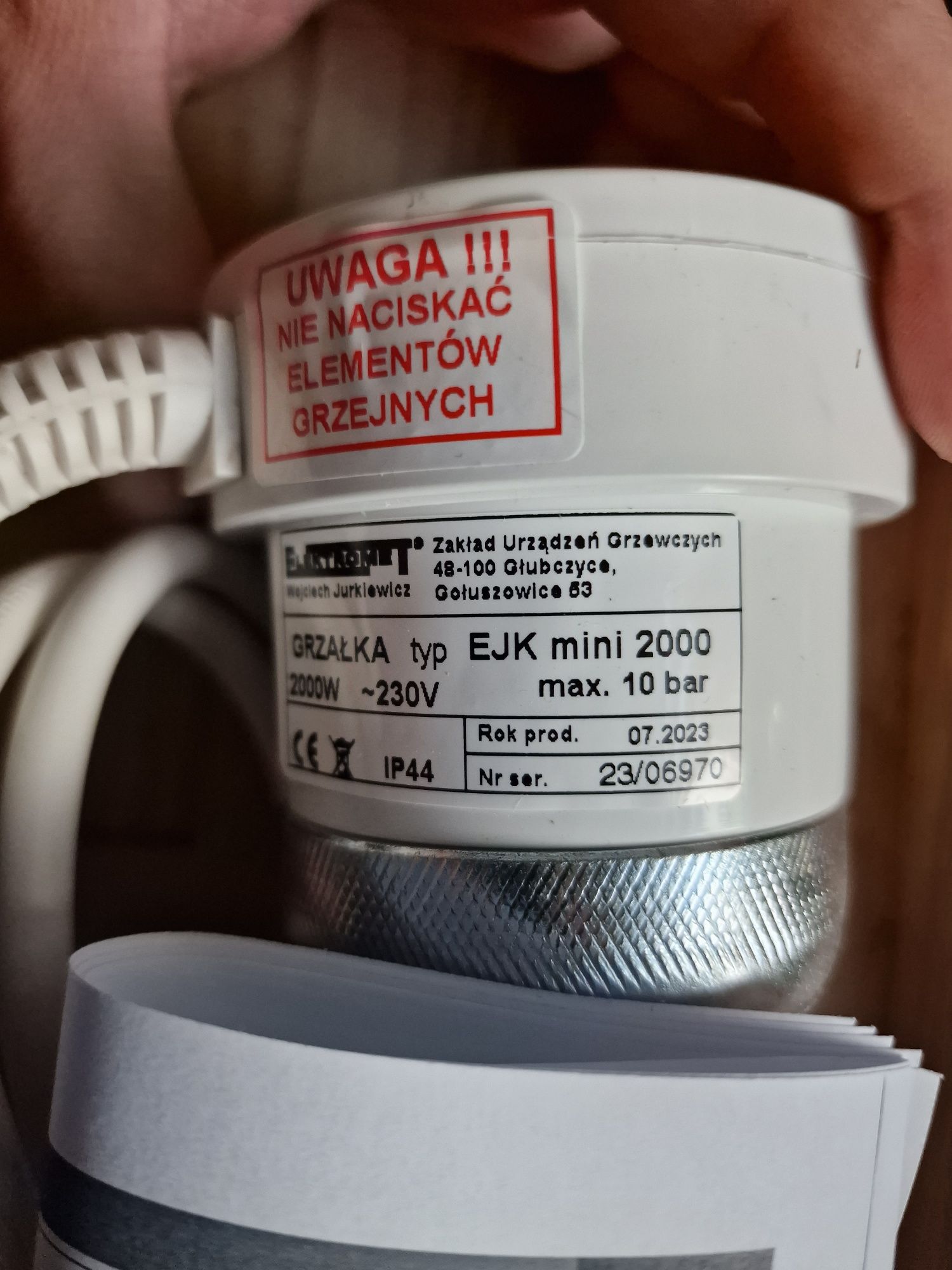 Grzałka elektryczna CWU Elektromet 2kw