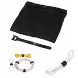 Paski do organizacji kabli RZEP 50 szt samoprzylepne Czarne 15 cm