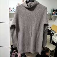 Sweter damski szary XL