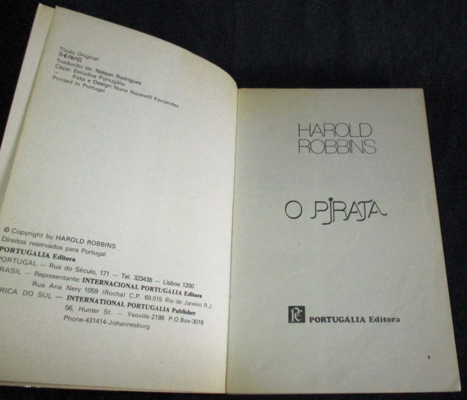 Livro O Pirata Harold Robbins