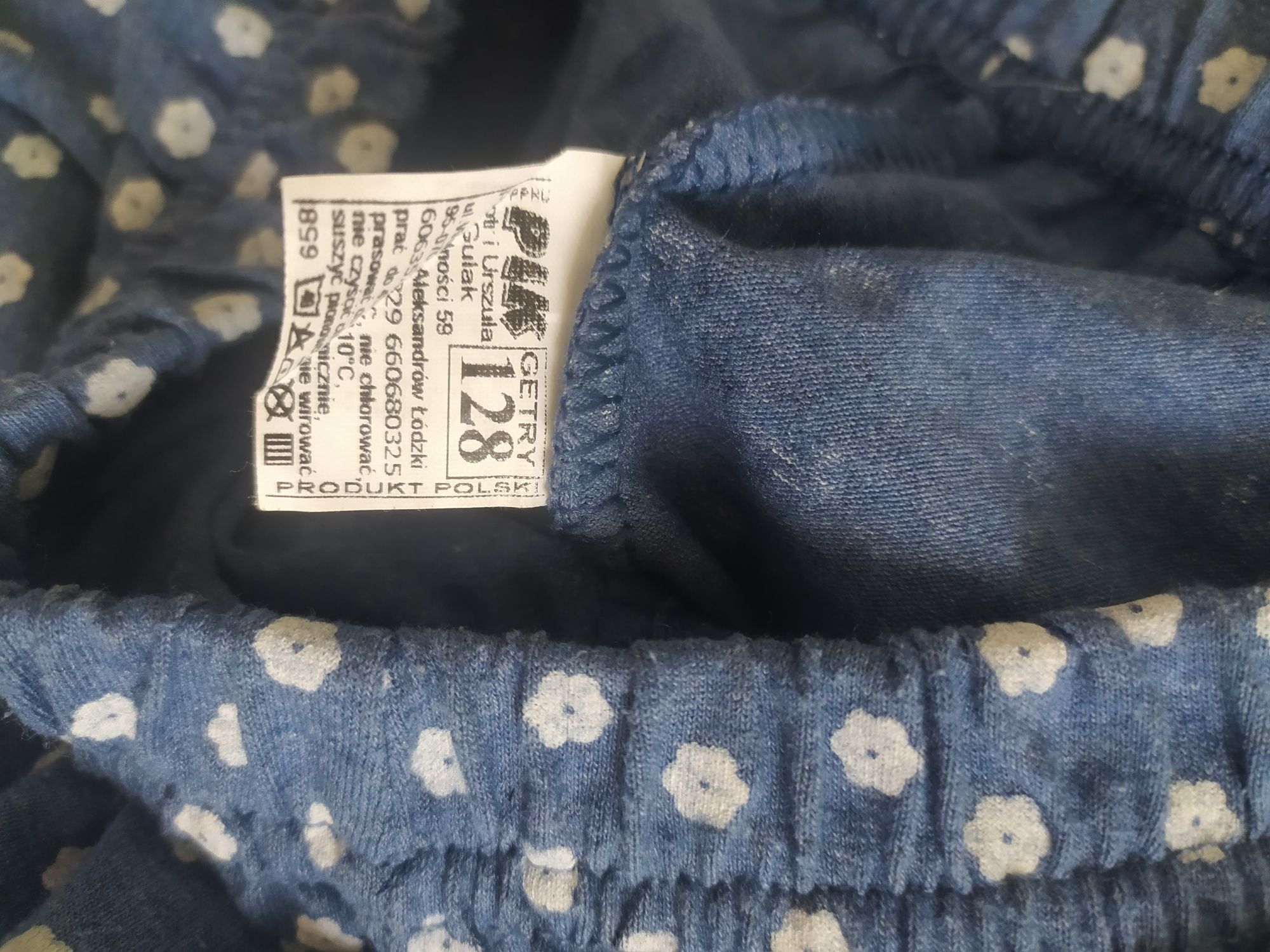 Legginsy 3/4 dziewczęce