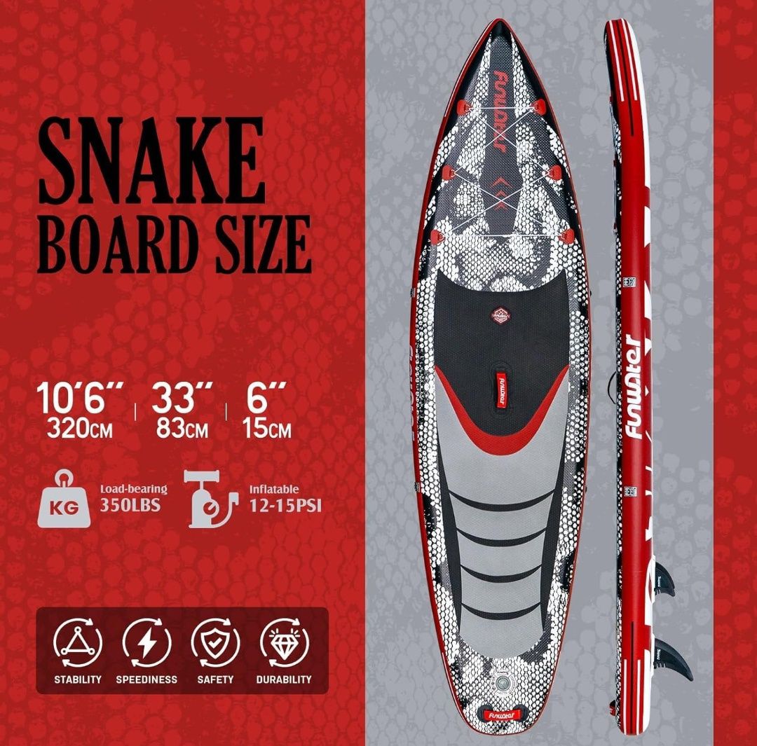 Funwater Snake 10'6 NOVO 320x83x15cm