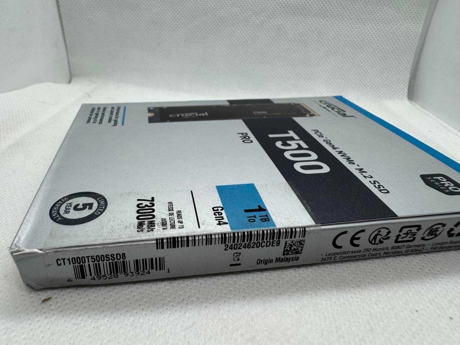 Crucial T500 1 TB (CT1000T500SSD8) SSD накопитель НОВЫЙ!