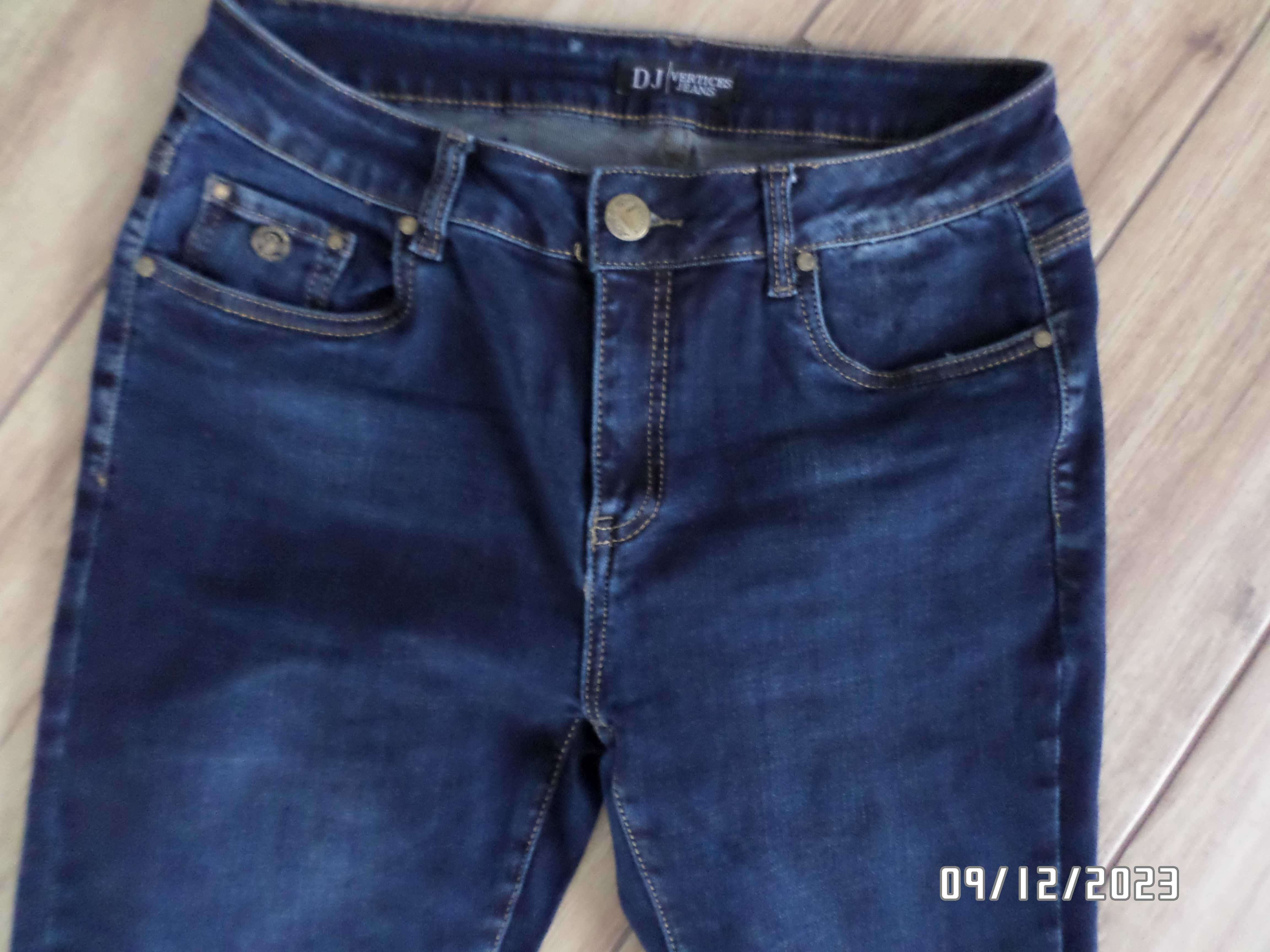 firmowe spodnie męskie -jeans-M/L-DJ VERTICES