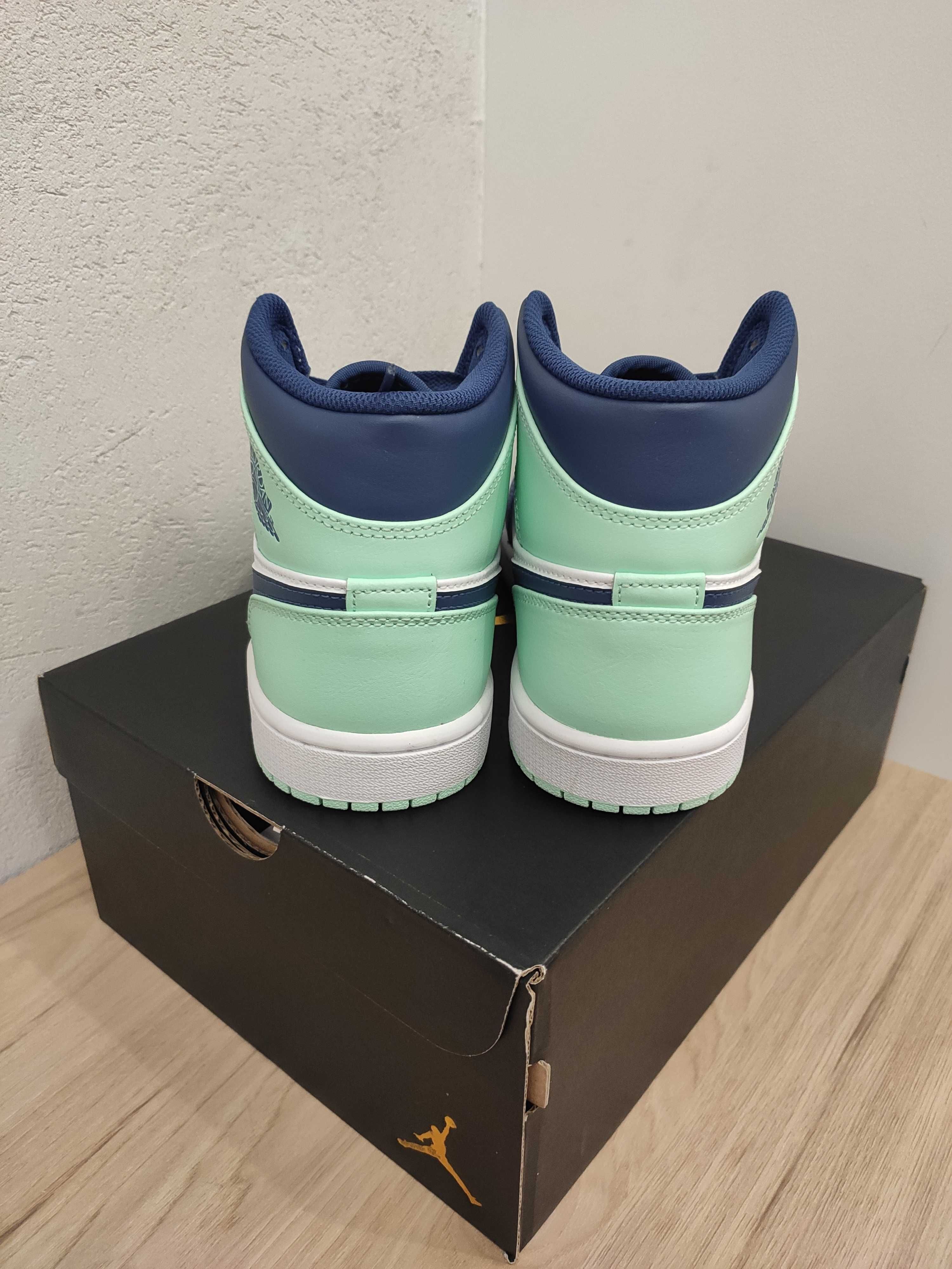Nowe buty Jordan 1 Mid Mint Foam rozmiar 40,5 wkładka 25,5 cm