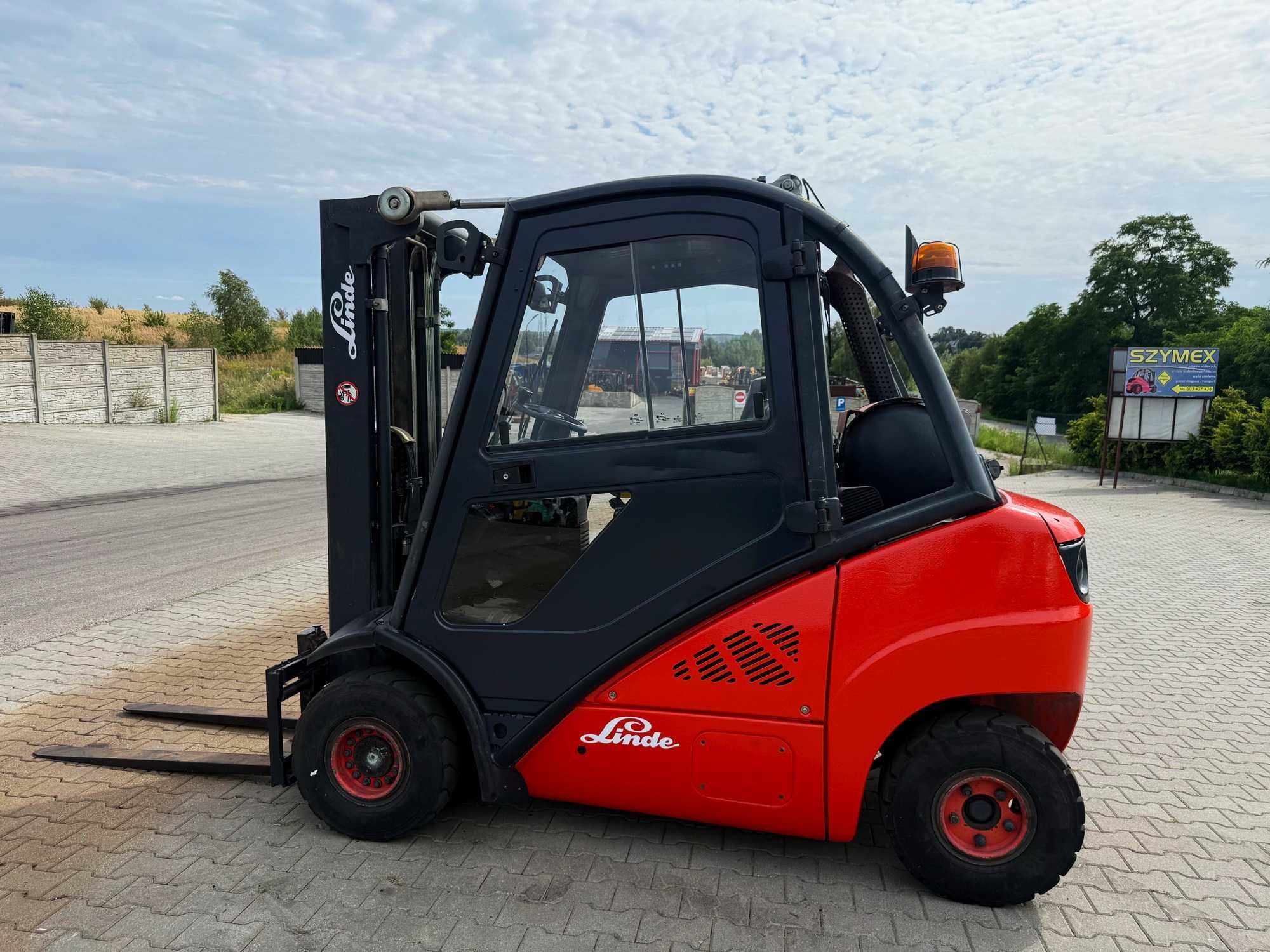 wózek widłowy LINDE H25T-01 Triplex 4.70m kabina 4-sekcja rozdzielacza