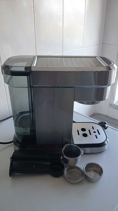 Máquina de café expresso manual HKoenig + moinho KRUPS com garantia