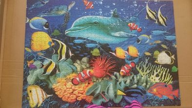 puzzle clementoni 1000 3d - Dolphin Reef