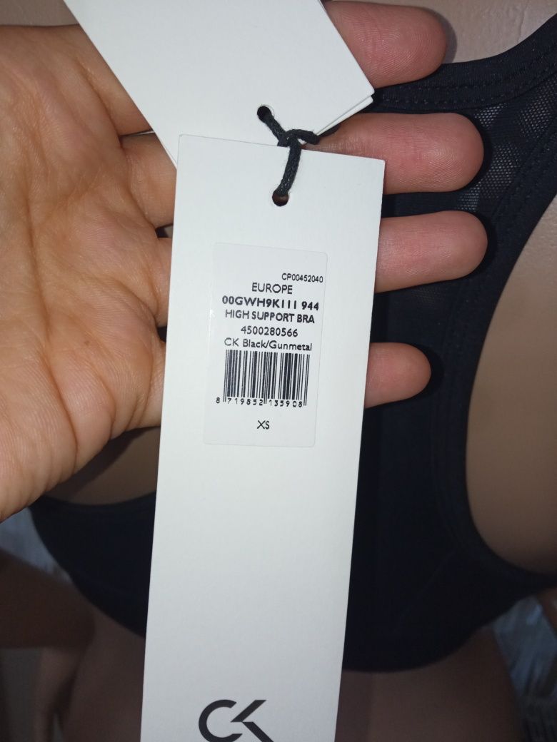 Biustonosz top sportowy damski Calvin Klein rozm XS