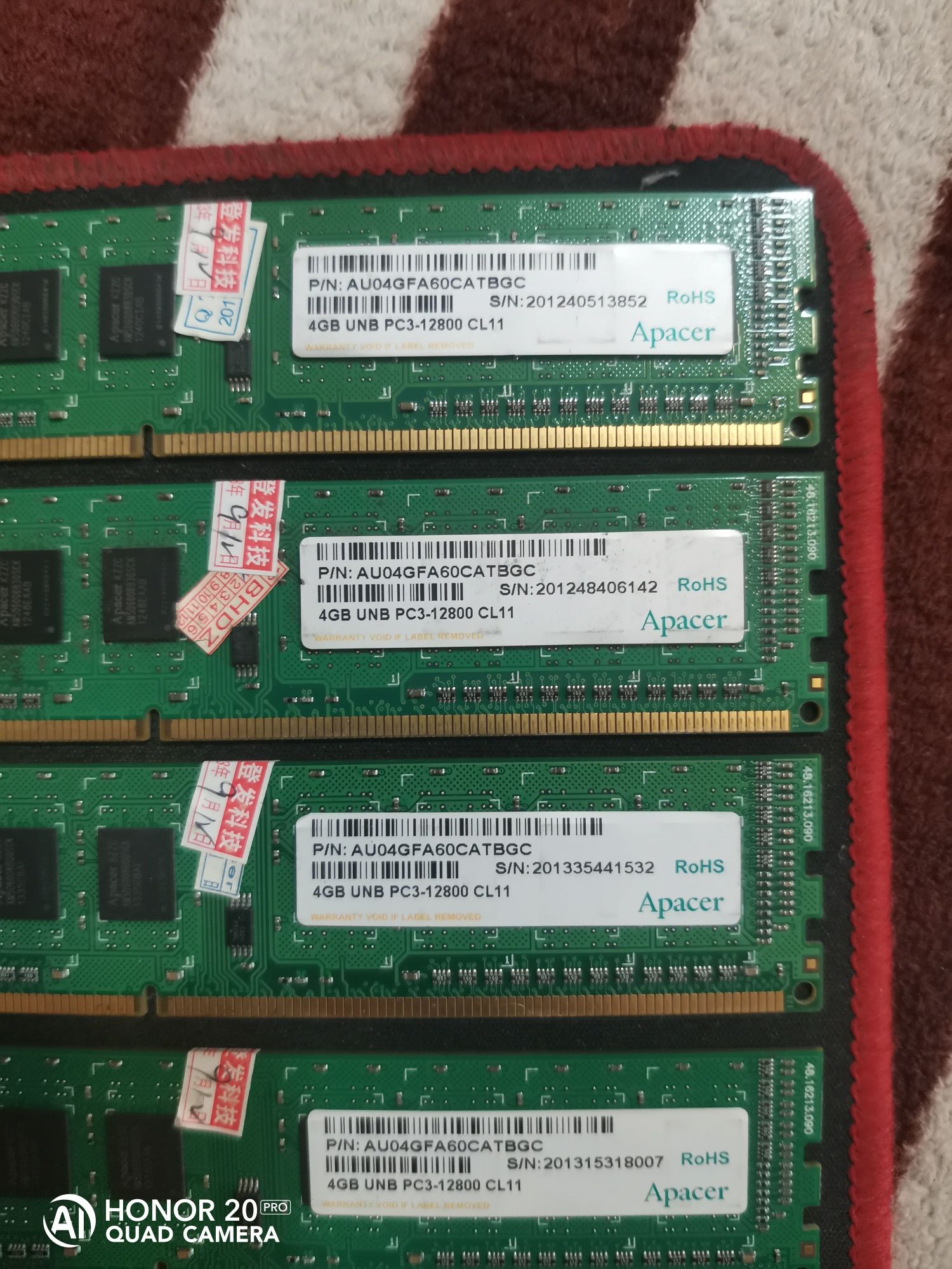 Оперативна памʼять ОЗУ DDR3 4gb 1333-1600MHz cl9-cl11