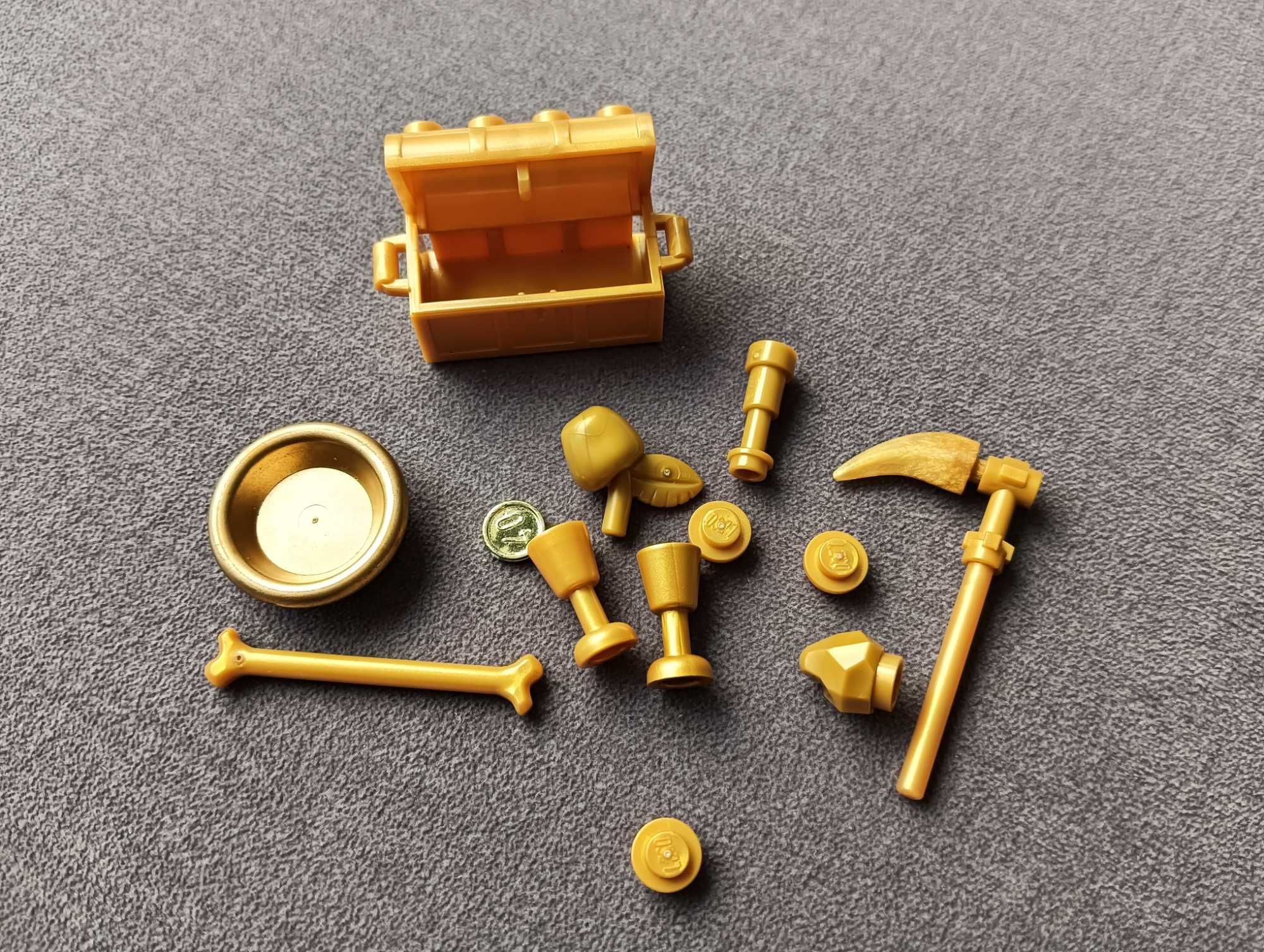 LEGO złote elementy