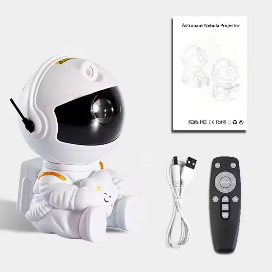 Projektor gwiazd astronauta lampka nocna dla dzieci rzutnik