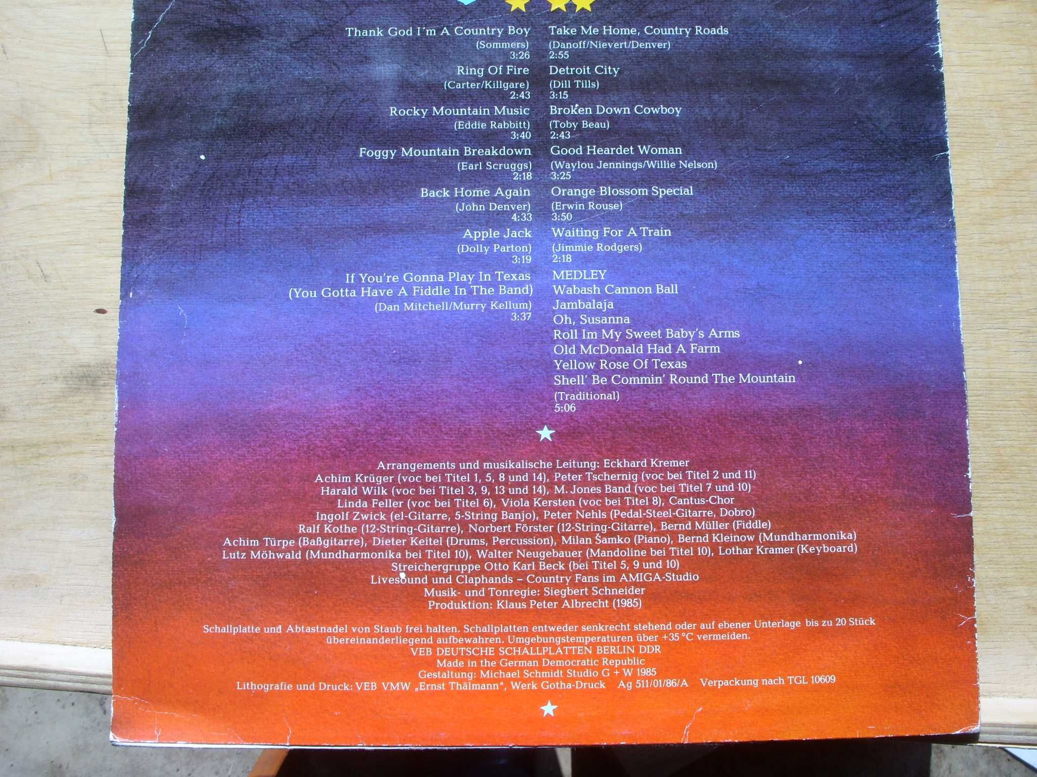 24,winyl LP.; Country roads-- Jaambalaja, Amiga 1985 rok.