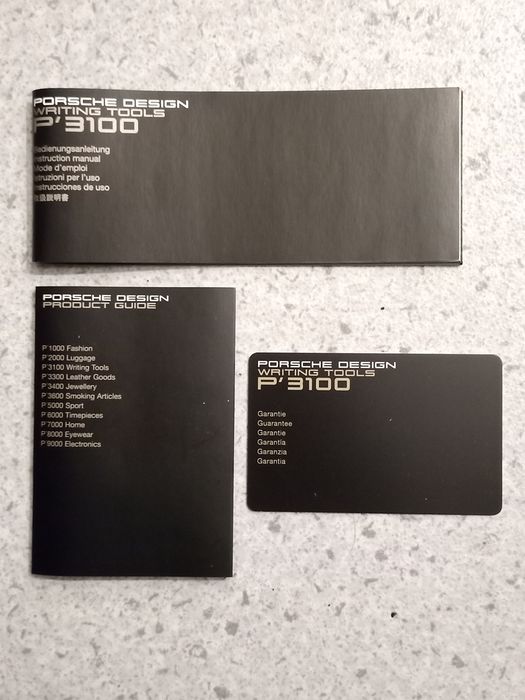 Caixa ou estojo para caneta PORSCHE DESIGN P´3100