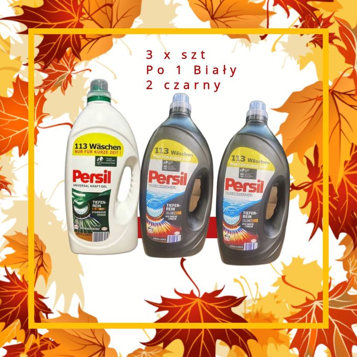 Żel do prania kolorów Persil 5,65 l 113 prań 1 bialy 2 czarne