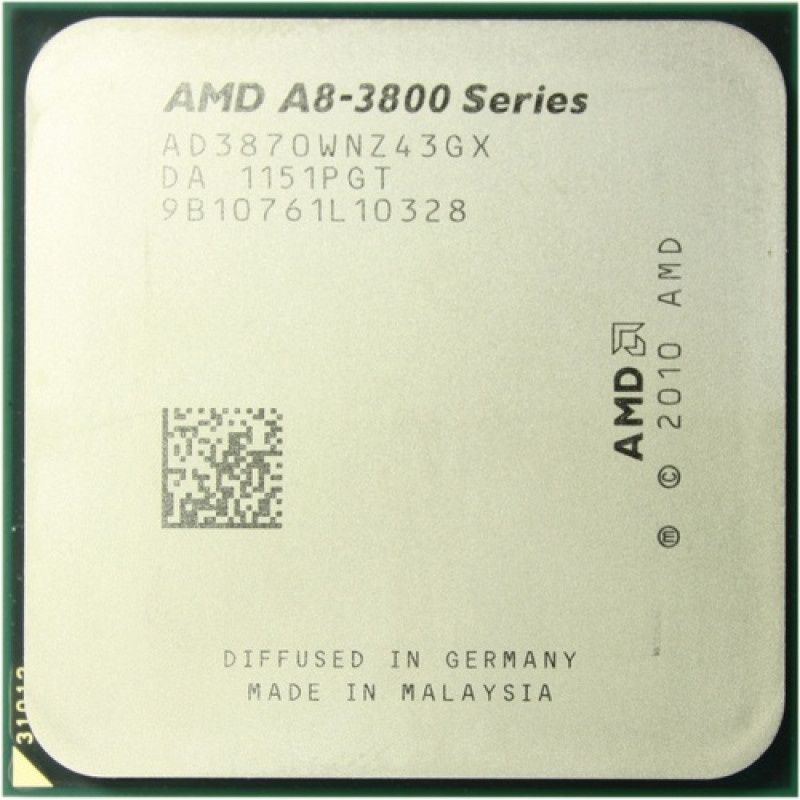 FM1 APU AMD A8 3850k A8 3820 3870k