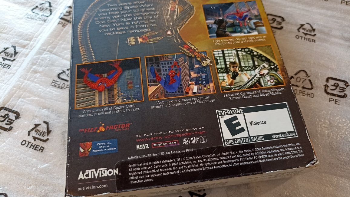 Spider-Man 2 The Game 2004 PC rzadkość. Wydanie kolekcjonerskie