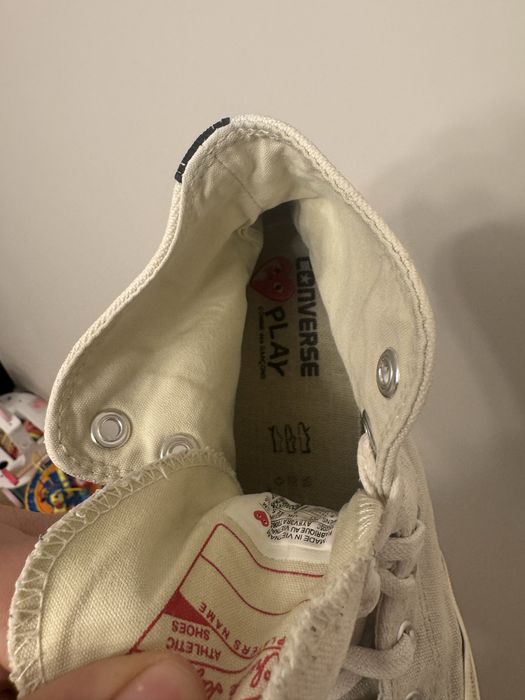 Buty trampki  Converse all-Star 70s high Cdg play white EU42,5 27,5cm