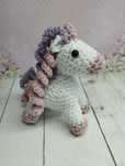 Jednorożec maskotka zawieszka amigurumi handmade