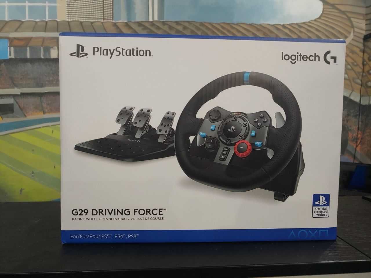 Игровой Руль Logitech G29 Driving Force + Гарантия (Магазин Игротека)