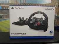 Игровой Руль Logitech G29 Driving Force + Гарантия (Магазин Игротека)