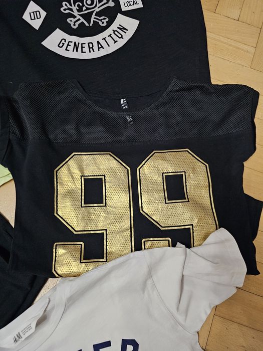 T-shirt koszulka krótki rękaw h&m Reserved, rozm. 134 140