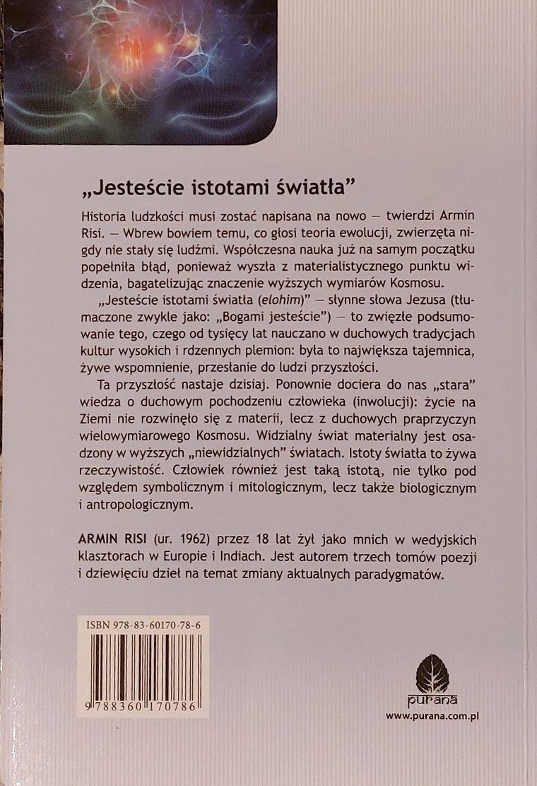Jesteście istotami światła. Armin Risi