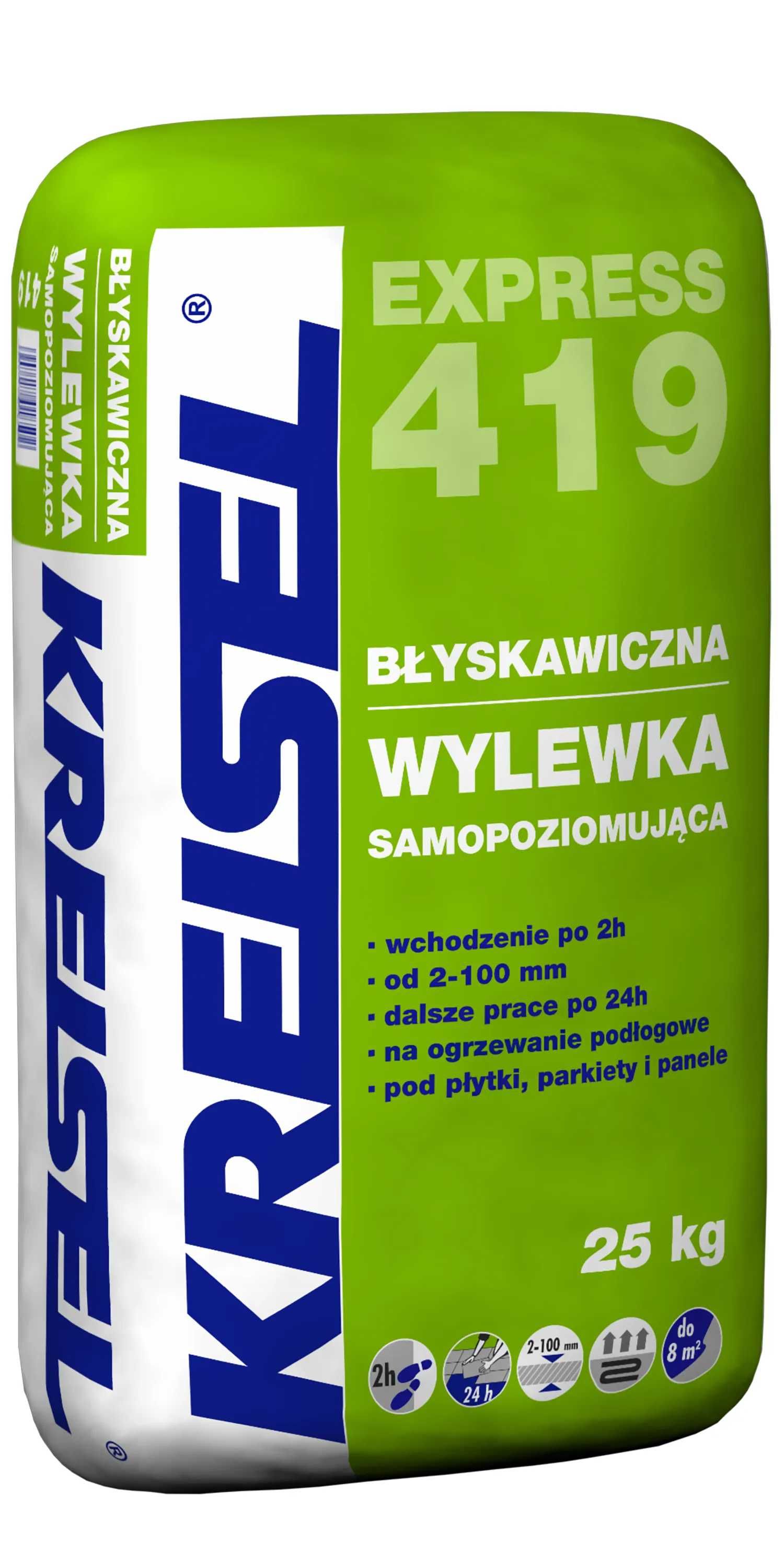 Wylewka posadzkowa podłogowa samopoziomująca, wyrównująca 25kg