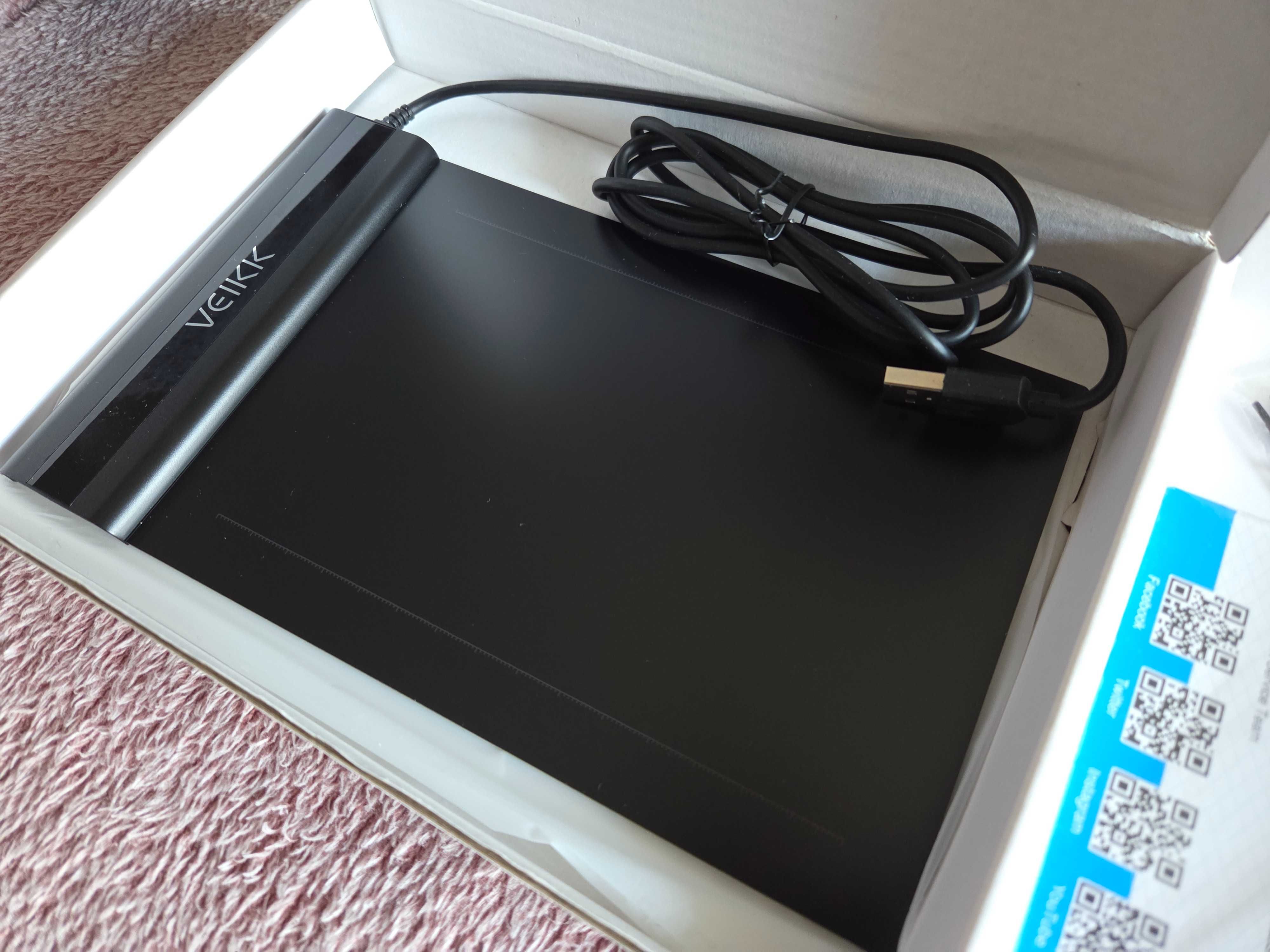 Tablet graficzny Veikk S640 - jak nowy (użyty tylko raz)