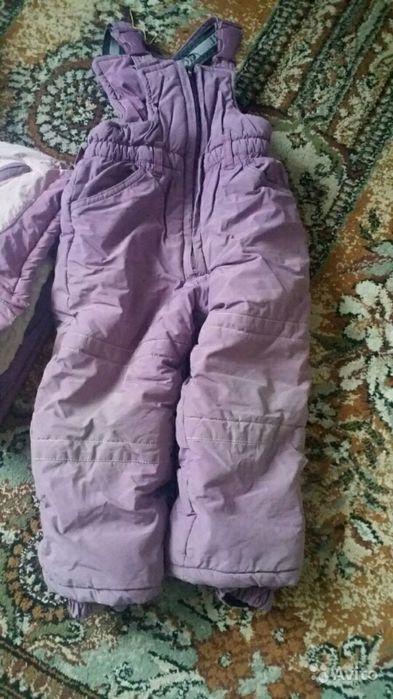 зимний комбинезон на 1-3 года.