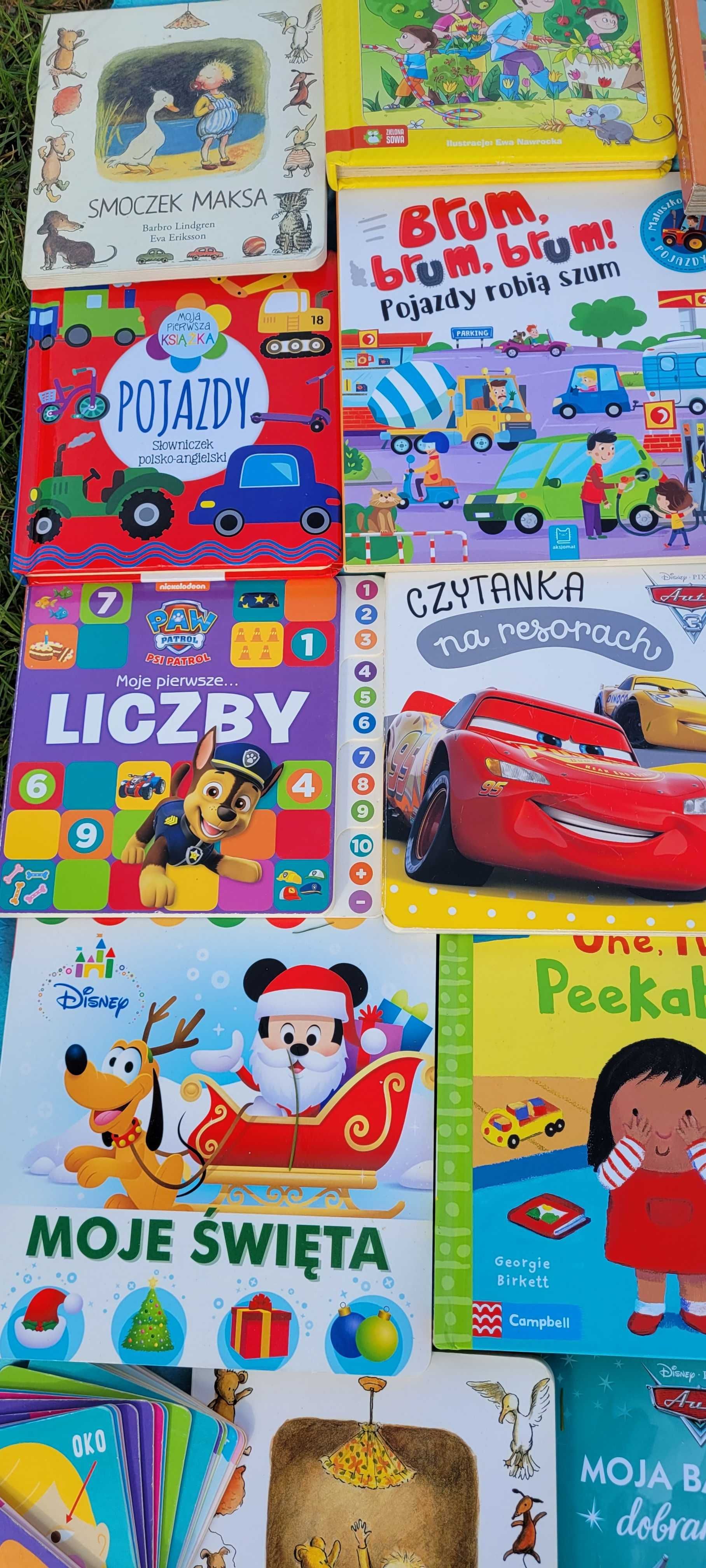Zestaw książek dla malucha 1-3 latka + puzzle.